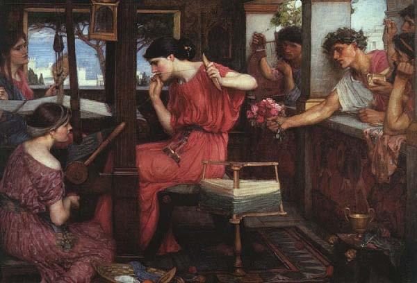 John William Waterhouse Penelope and the Suitors China oil painting art